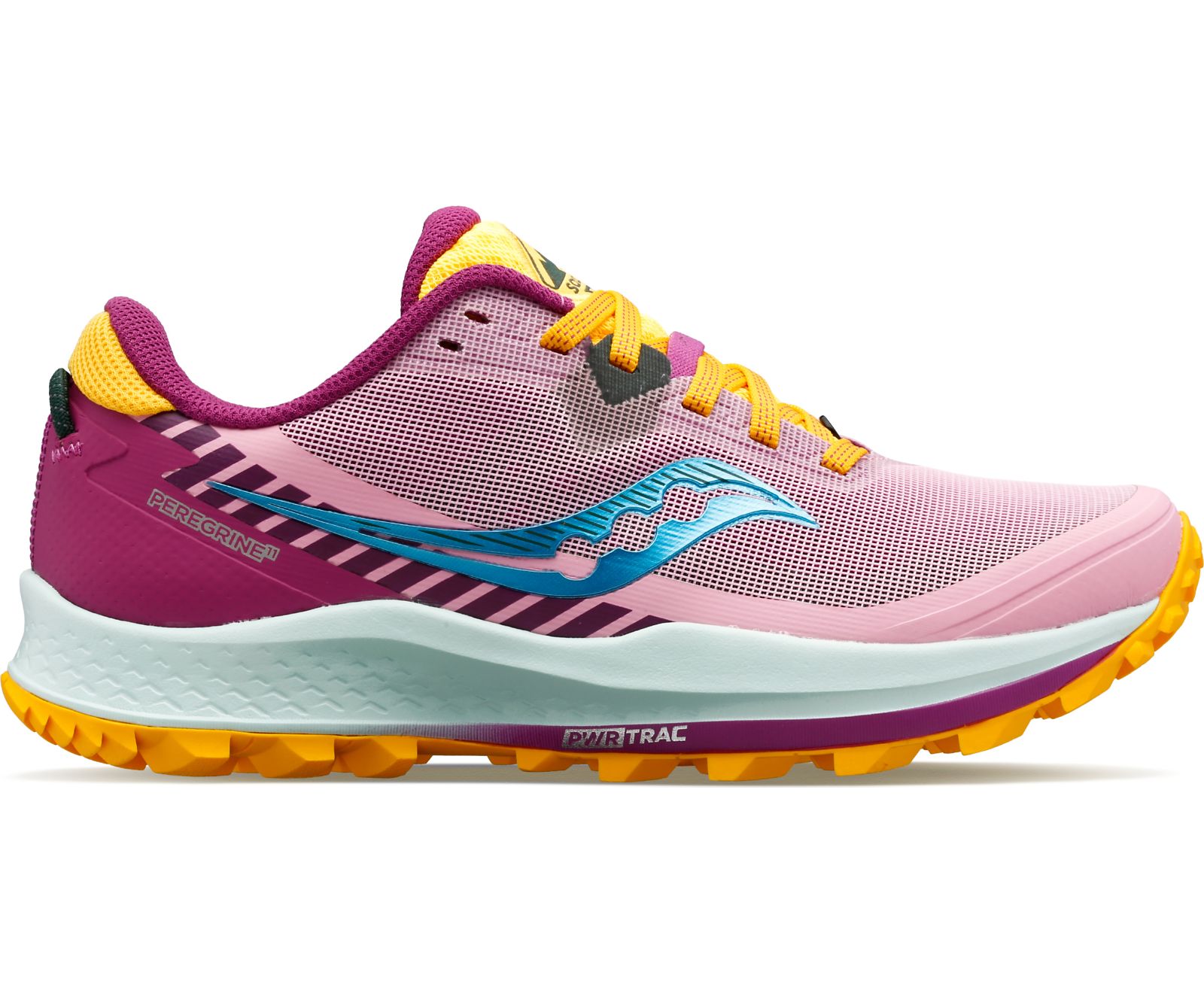 Women's Saucony Peregrine 11 Trail Running Shoes Pink | Singapore 230CTVE